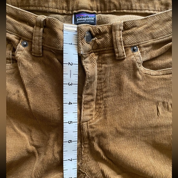 Patagonia Organic Cotton Corduroy Pants Mustard Tan Women's Size 27 - Picture 13 of 13